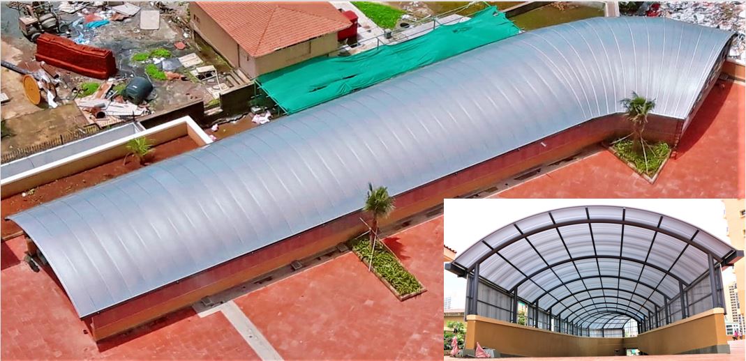 RAHEJA RESIDENCY -MUMBAI. RAMP COVERING 11650 sq.ft.